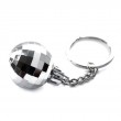 Premium Silver Disco ball keyrings - pack 10