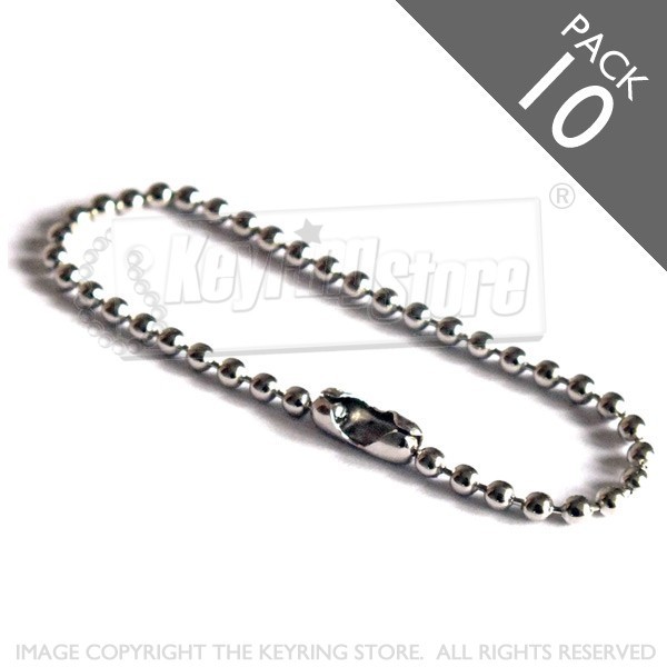 Ball Chain - silver - PACK 10