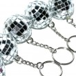 27mm Disco Ball Keyrings