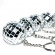 27mm Disco Ball Keyrings
