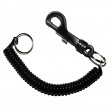 Phone cord spiral clip keyrings - Pack 6